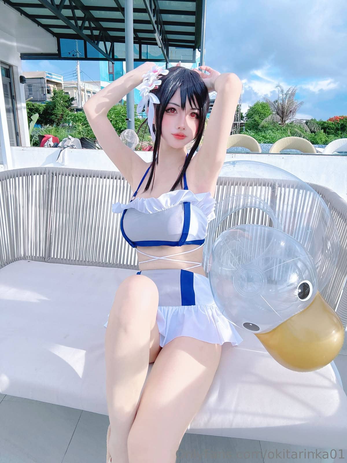 沖田凜花Rinka|Tifa COS写真:烟火沉淀的温柔气度 12 Tifa温煦生活向COS人物氛围