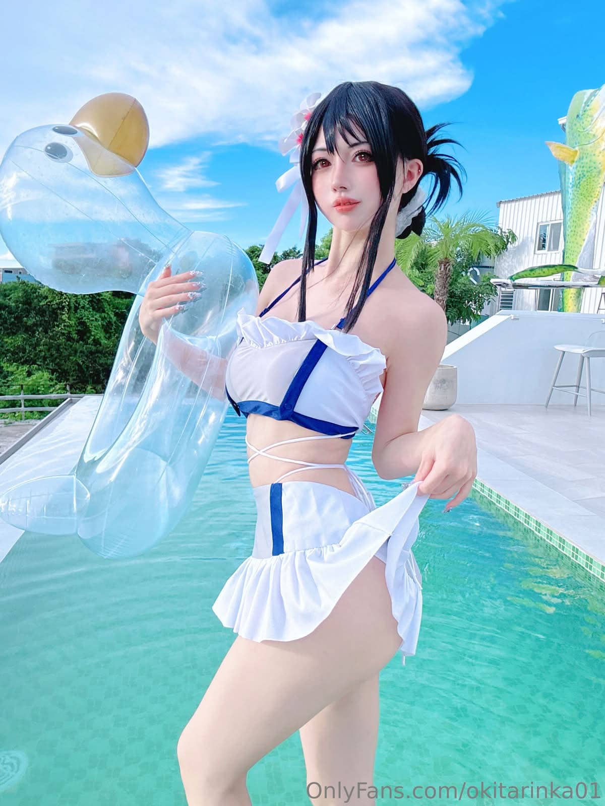 沖田凜花Rinka|Tifa COS写真:烟火沉淀的温柔气度 13 沖田凜花Rinka Tifa暖熟恬淡风格