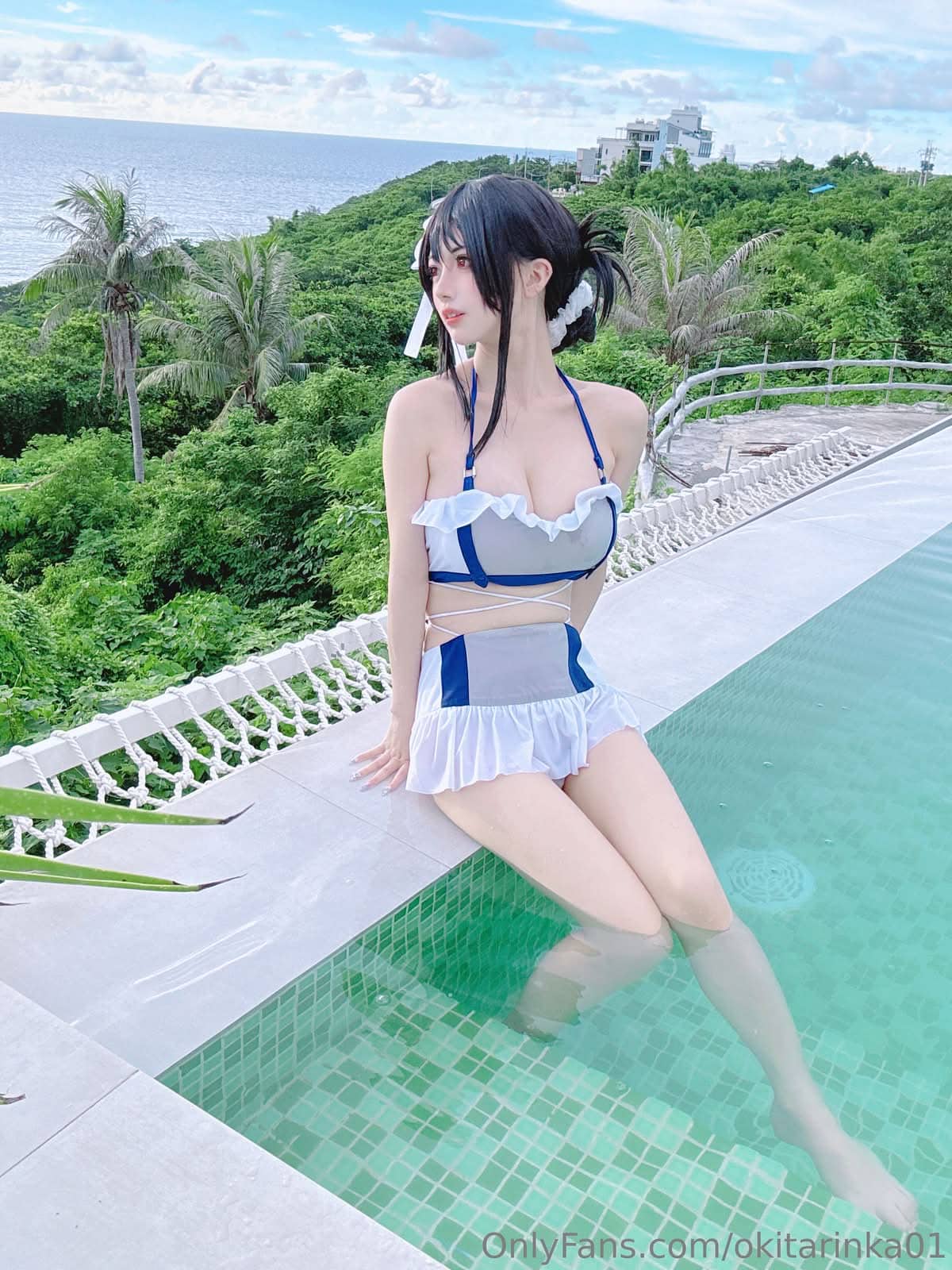 沖田凜花Rinka|Tifa COS写真:烟火沉淀的温柔气度 16 Tifa生活化角色演绎COS图集