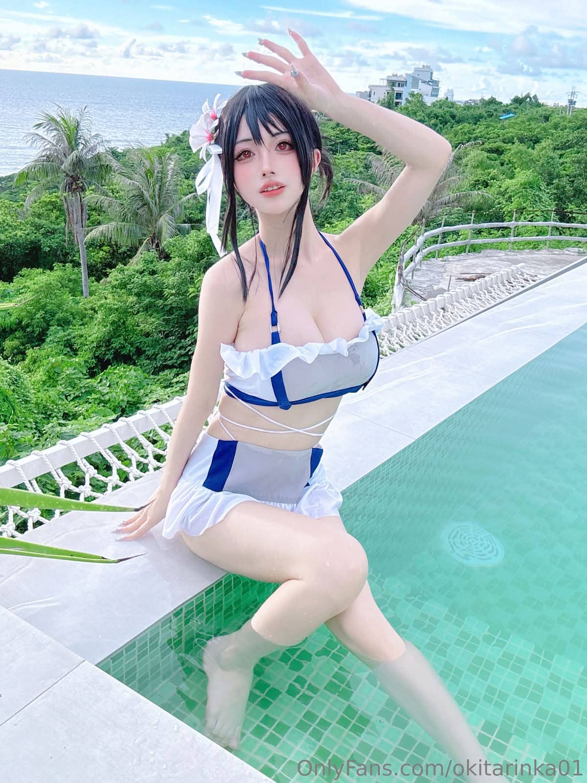 沖田凜花Rinka|Tifa COS写真:烟火沉淀的温柔气度 18 Tifa暖熟恬淡COS作品展示