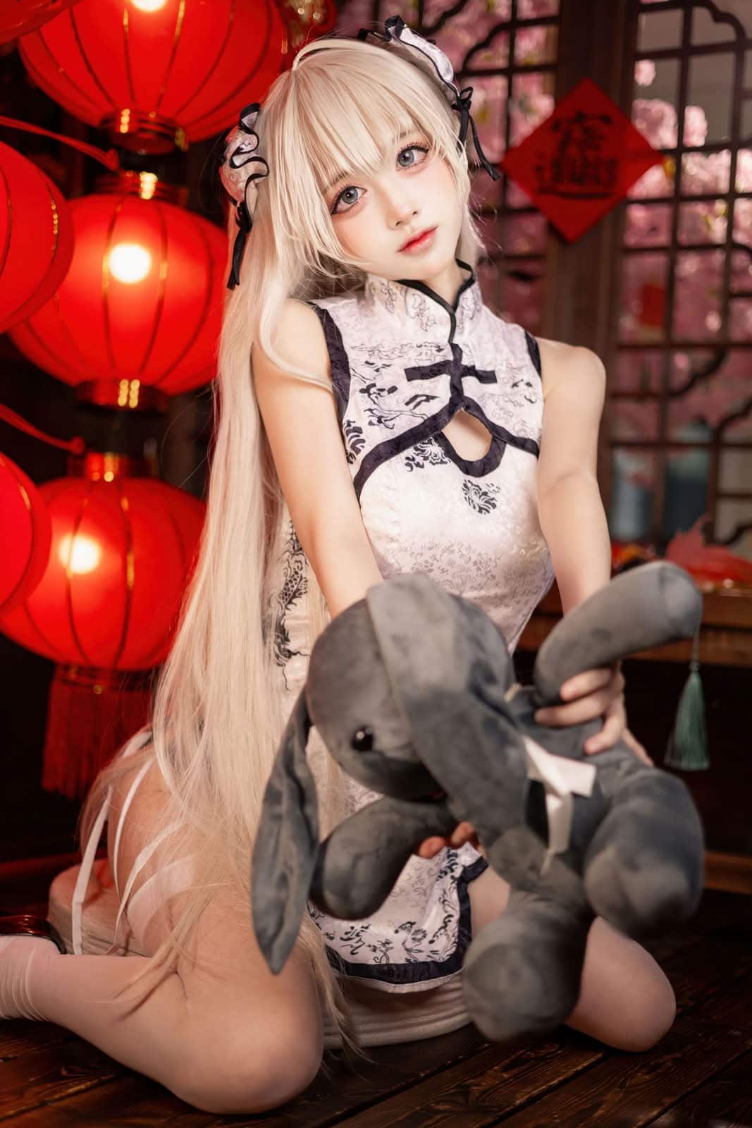 沖田凜花Rinka|春日野穹 旗袍 COS写真:温婉清甜的旧式韵致 17 沖田凜花Rinka国风少女COS作品