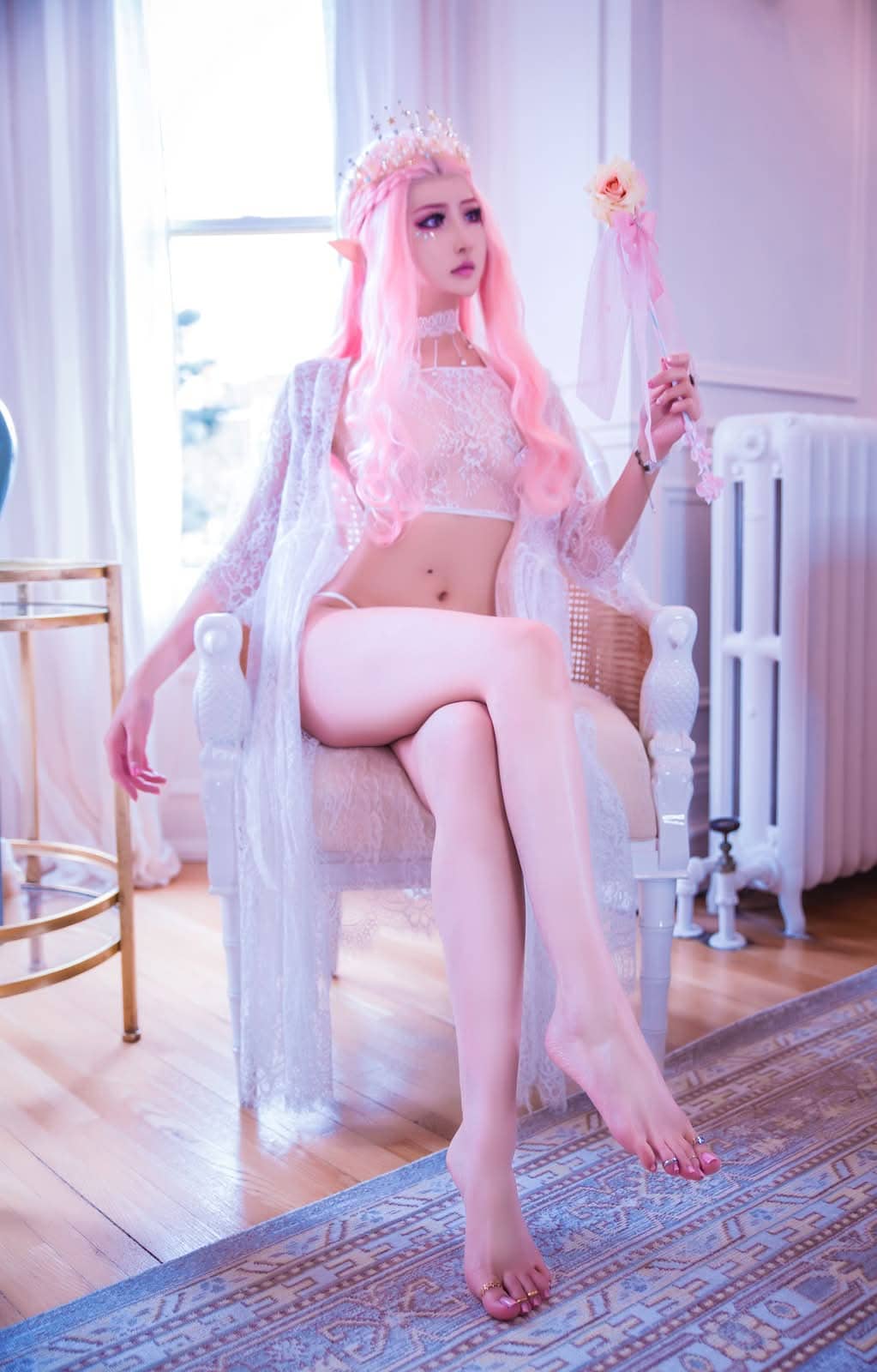 Miss WarmJ|COS写真合集:打破次元内容边界的海外全能Coser 12 Miss WarmJ原神八重樱COS