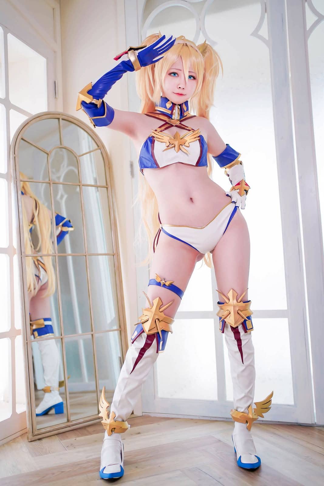 Arty亚缇|COS写真合集:多多元人设的实力派次元Coser 15 Arty亚缇黑Saber礼服COS