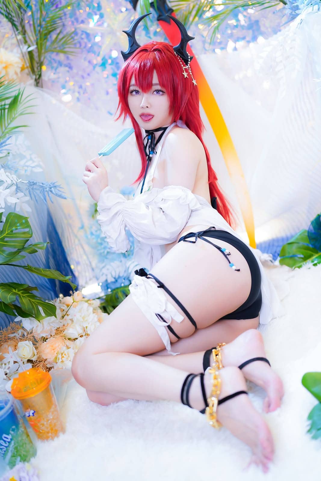Arty亚缇|Arknights 同人 COS写真:负重坚守的隐忍修为 17 Arty亚缇末世题材同人COS,展现温和而坚定的精神气质