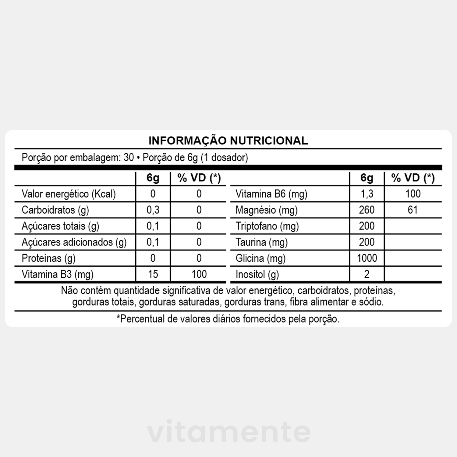 Magnésio Inositol Vitamente 180g - Imagem 10