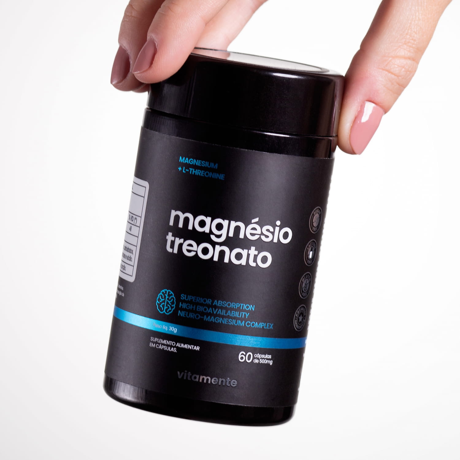 Magnésio Treonato Vitamente 60caps - Imagem 4