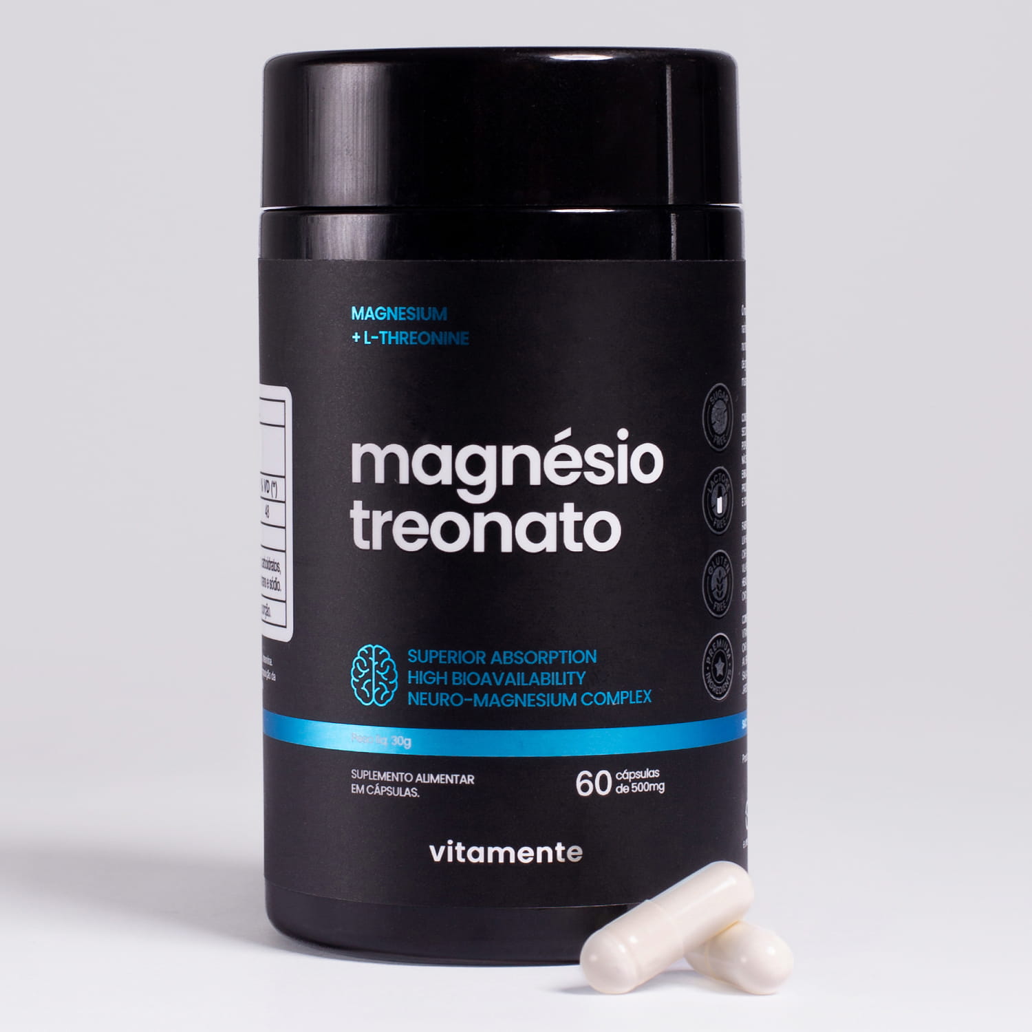 Magnésio Treonato Vitamente 60caps - Imagem 6