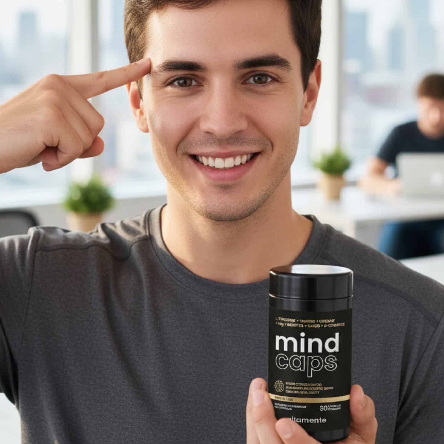 Suplemento Nootrópico Mind Caps Vitamente 60caps - Imagem 3