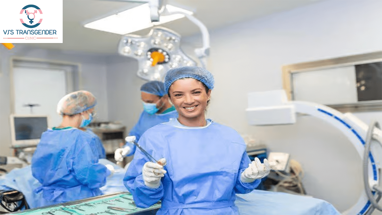 Certified transgender healthcare professionals at VJ Transgender Clinics providing expert gender-affirming surgeries.