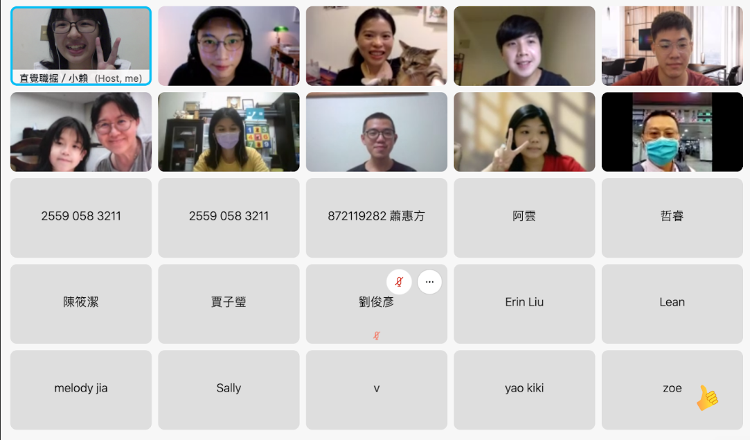 社群小編、AI程式設計師、設計師、職能治療師