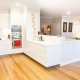 Bright, contemporary kitchen and living space in a Sydney residential home.