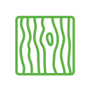 Wood recycling icon