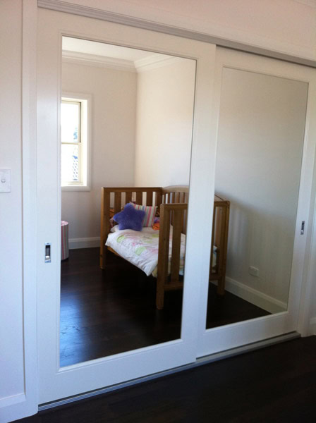 Sliding mirror wardrobe doors for Sydney homes | Waratah Wardrobes.