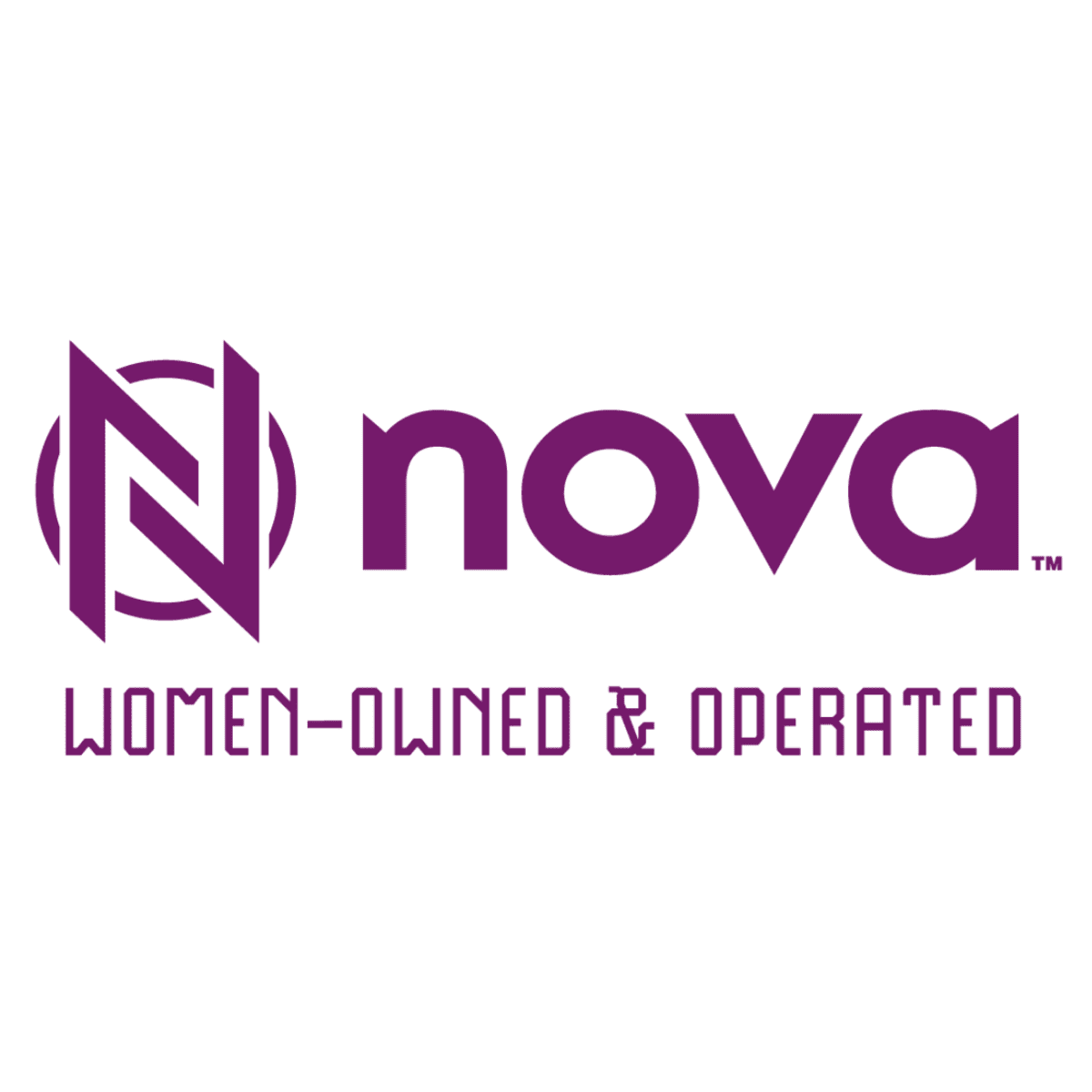 Nova logo, women-owned and operated business