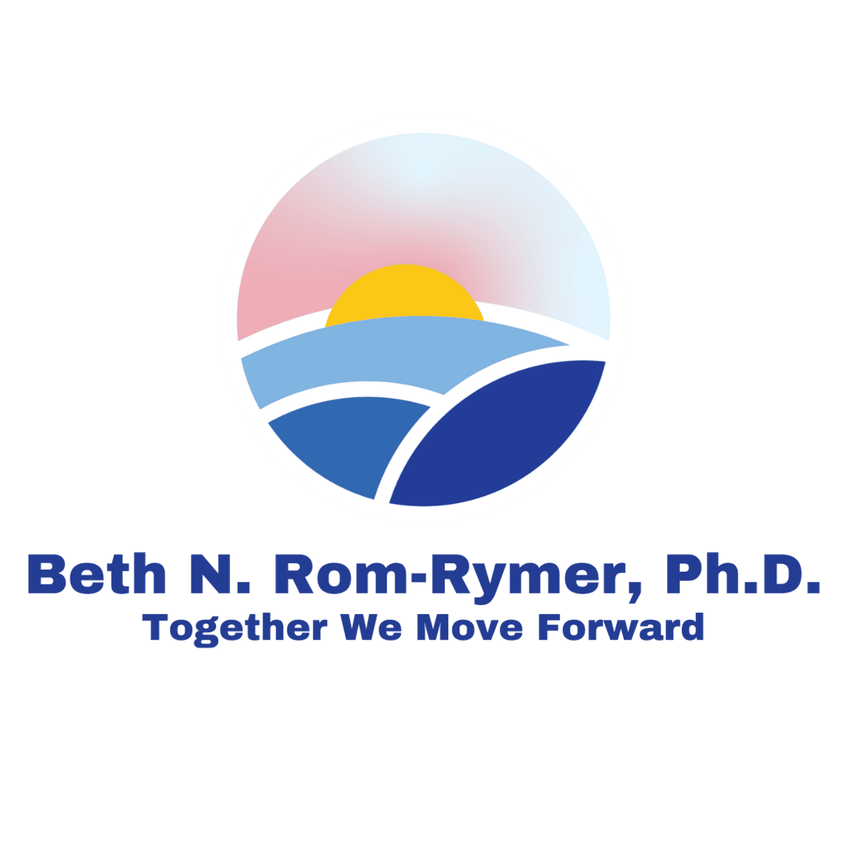 Sunrise over hills logo