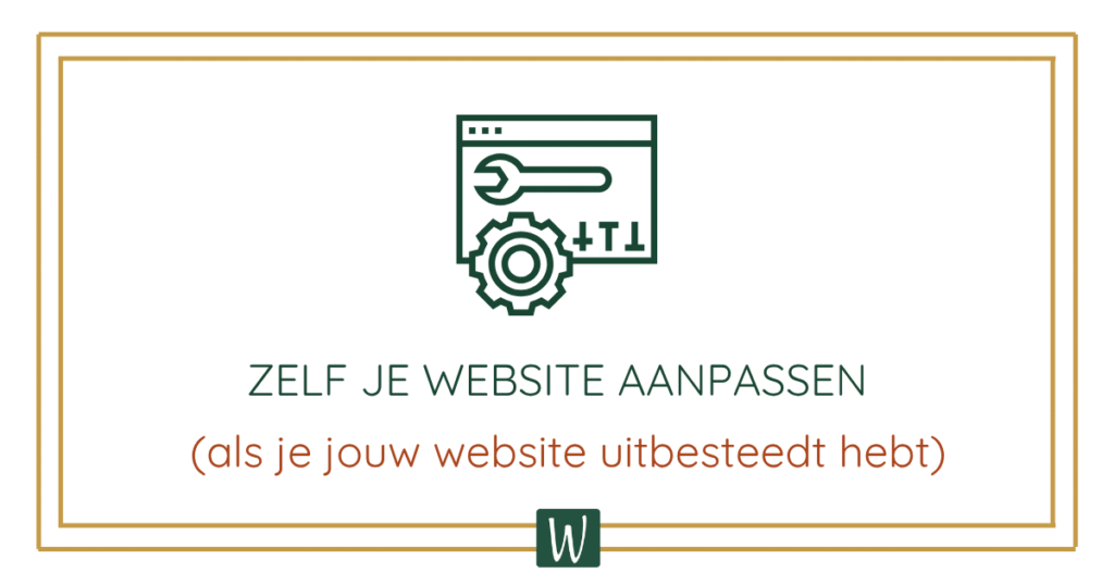 Webonderhoud en aanpassingen