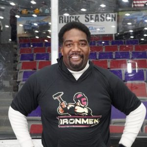 Team member Tracy Lewis at Ironmen game.