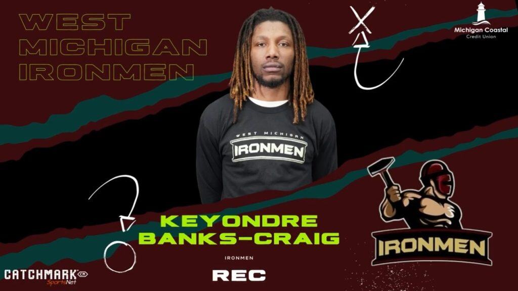 Meet Keyondre Banks-Craig, West Michigan Ironmen football player.