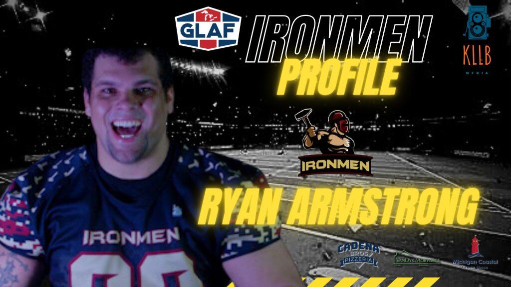 Ryan Armstrong dominating the defensive line for West Michigan Ironmen.
