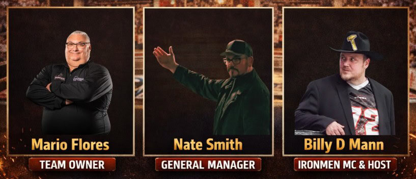 West Michigan Ironmen team roster featuring key players and staff.