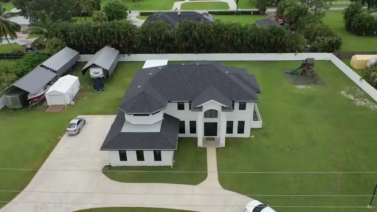 Certainteed Landmark Moire Black Shingle Roof