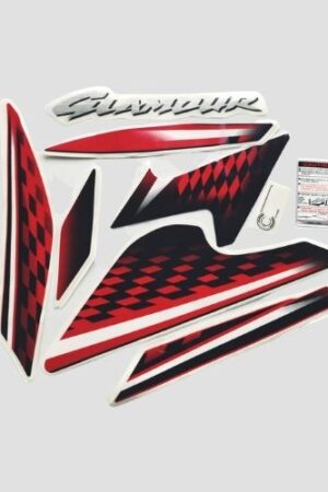 Sticker Set for Glamour 125 Red (NAJ1733)