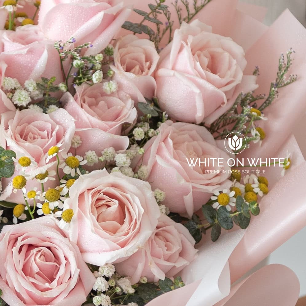 Blush Rose Bouquet - Birthdays Flower, 520 day flower