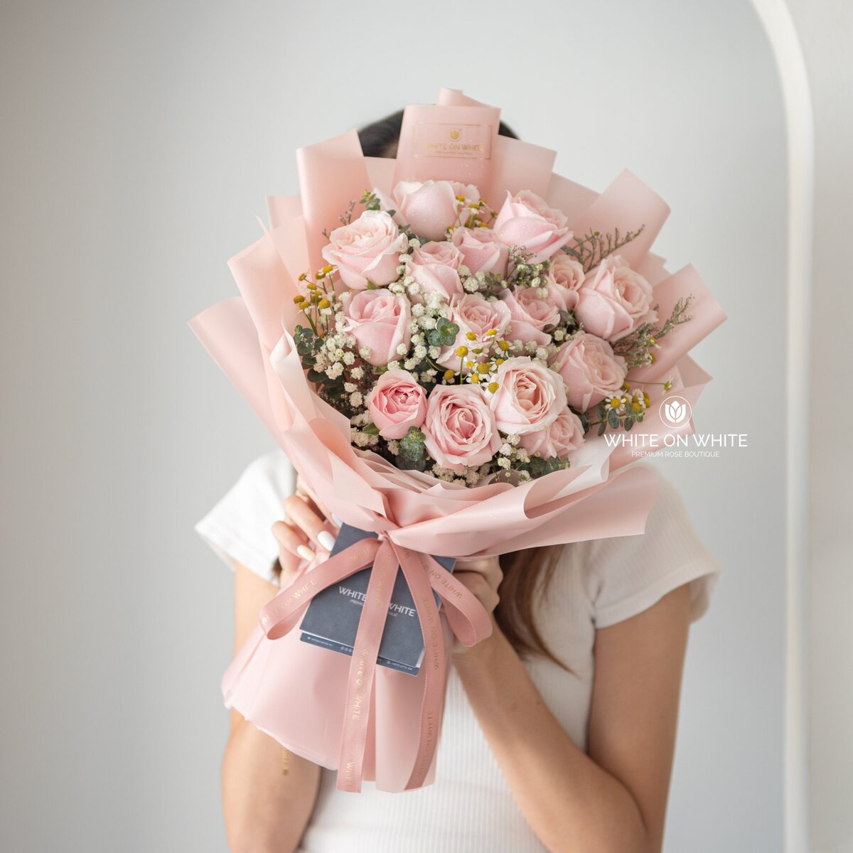 Blush Rose Bouquet - Birthdays Flower, 520 day flower