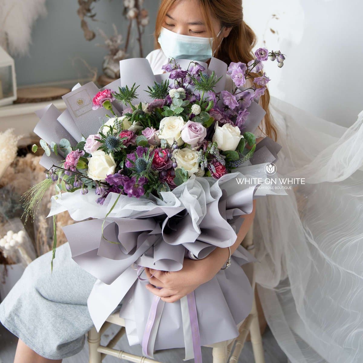 Moonlight Serenade bouquet - Birthdays & Friendship Flowers