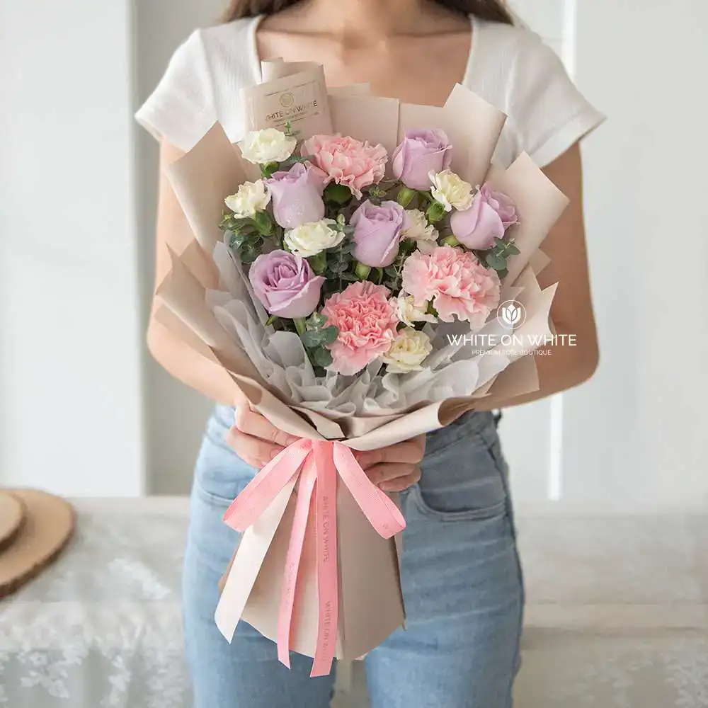mother's day gift malaysia, gift for mom, best gift for mother's day, pure love bouquet