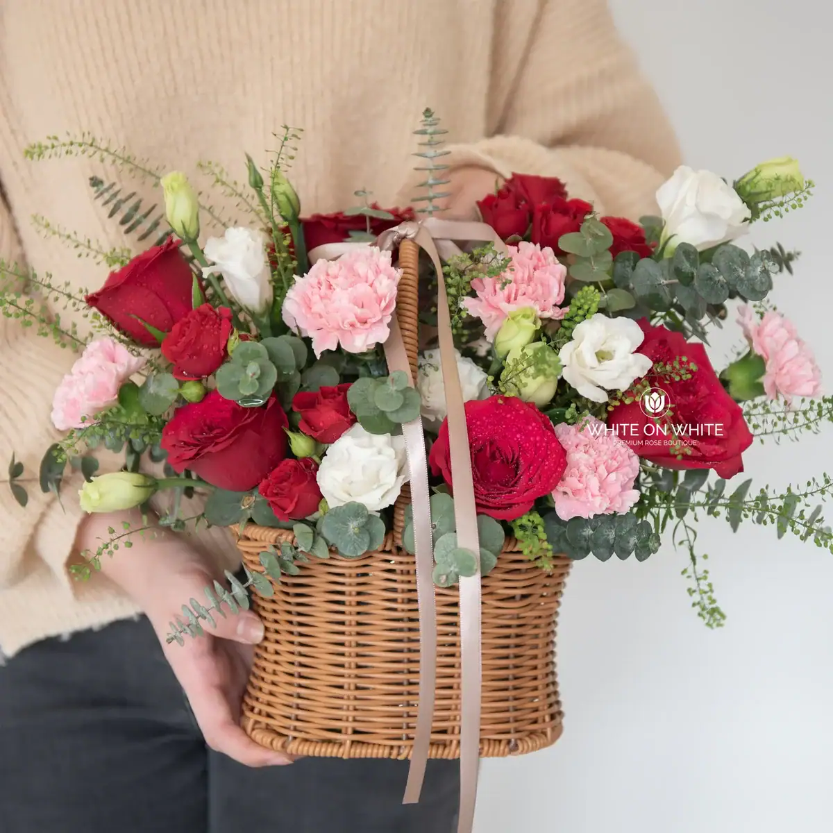 Blissful flower basket for retirement and get well soon occasion, retirement flower arrangements for retirees