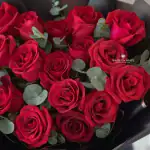 Red Valentine bouquet