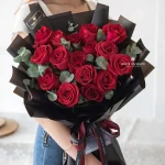 Red Valentine bouquet