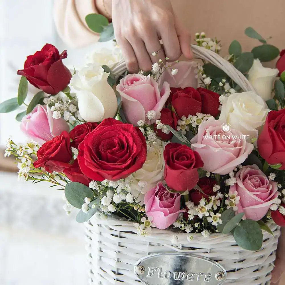 Roseland Basket for Birthday, Grand Opening & Retirement