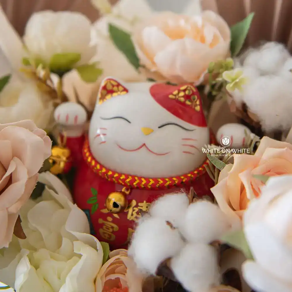 Prosperous flower box for Congratulations on business opening