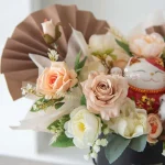 Prosperous flower box for Congratulations on business opening