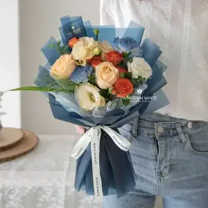 Ethan Bouquet - Happy Birthday Flower Bouquet, christmas gift, christmas bouquet