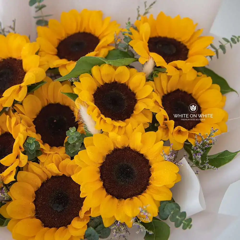 Helianthus Bouquet for graduation and birthday occasion, same day flower delivery