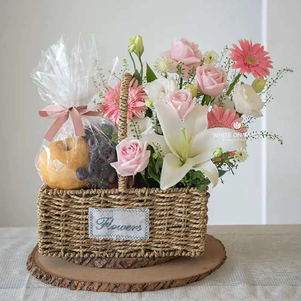 Sweet Wishes Basket - Retirement & Get Well Soon Occasion