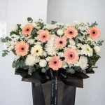 Rest In Peace Stand- Condolence & Funeral Flower Arrangement