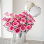 Roselle Rose Bouquet, Valentine's day flowers, Valentine's day 2024
