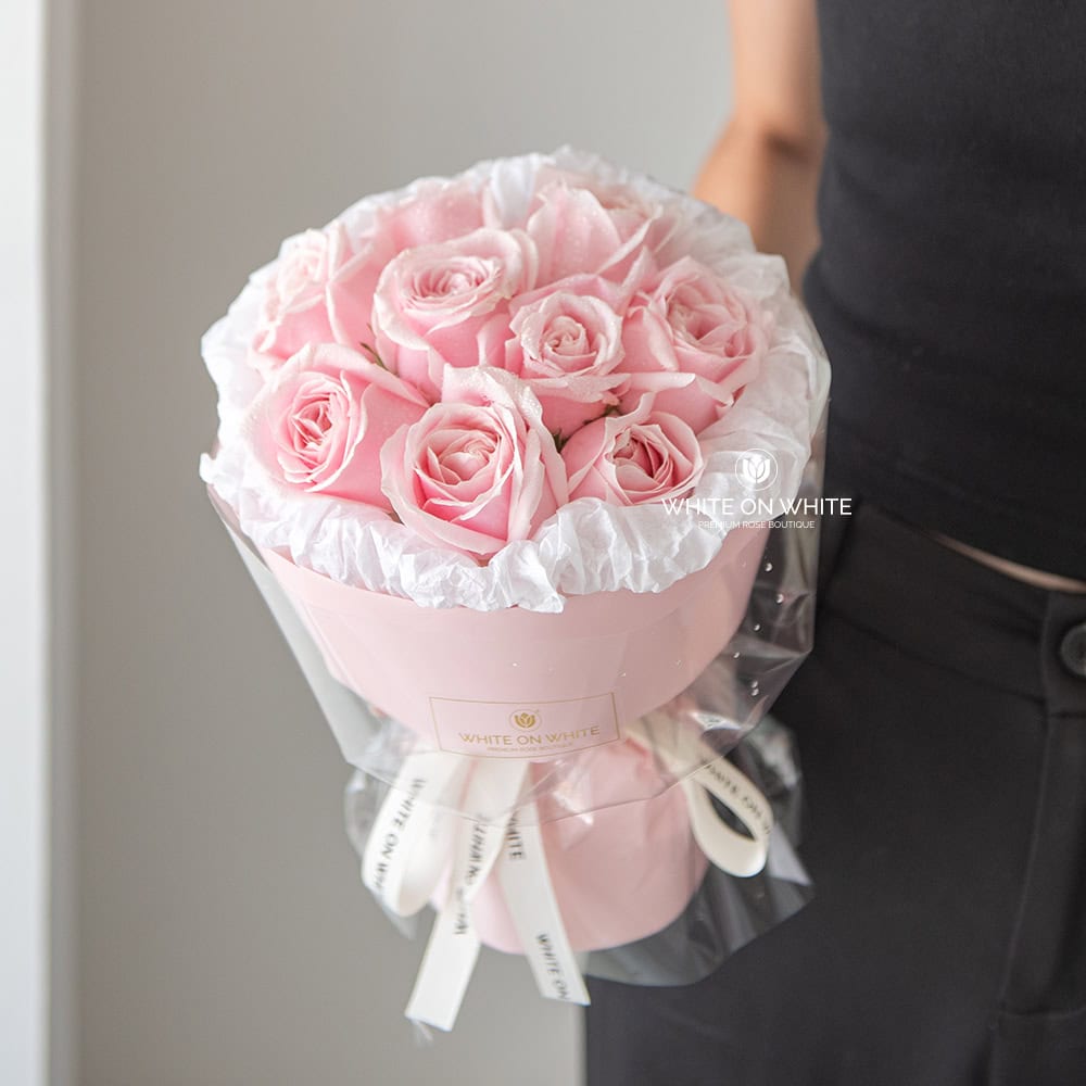 Blushing Pink Bouquet, fresh flower bouquet, flower for girlfriend