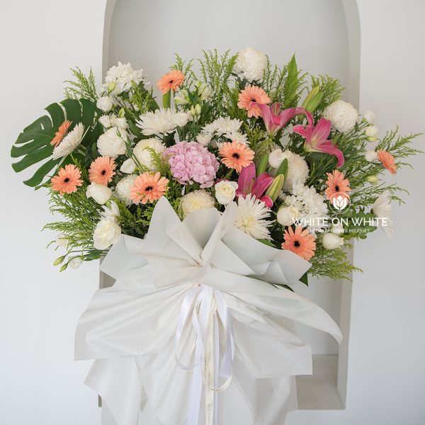 send condolence flower from aborad to malaysia, Sending Comfort Stand, Condolence Flower Stand