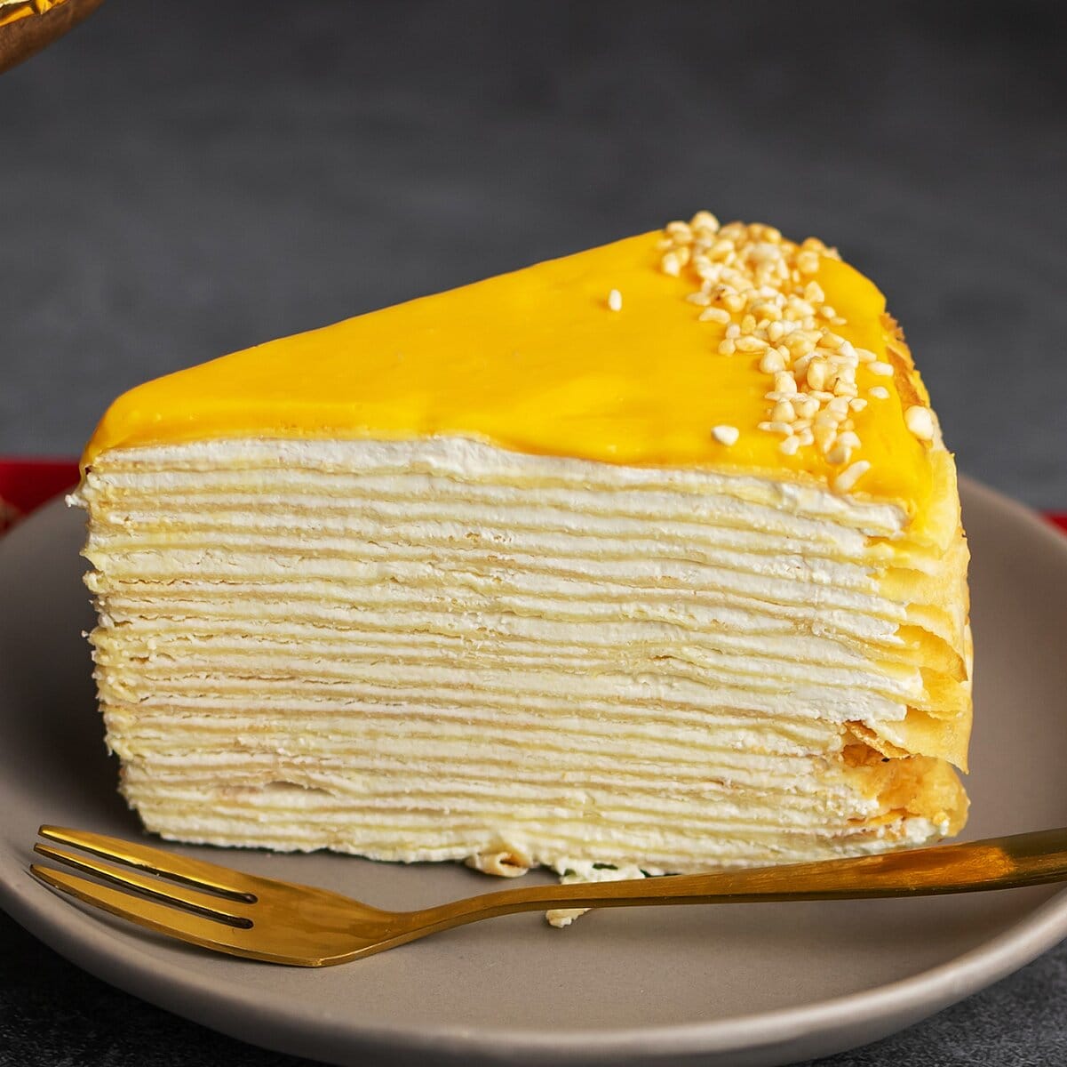 D24 Durian Crepe Cake (Slice) D24 Durian Crepe Cake (Slice)