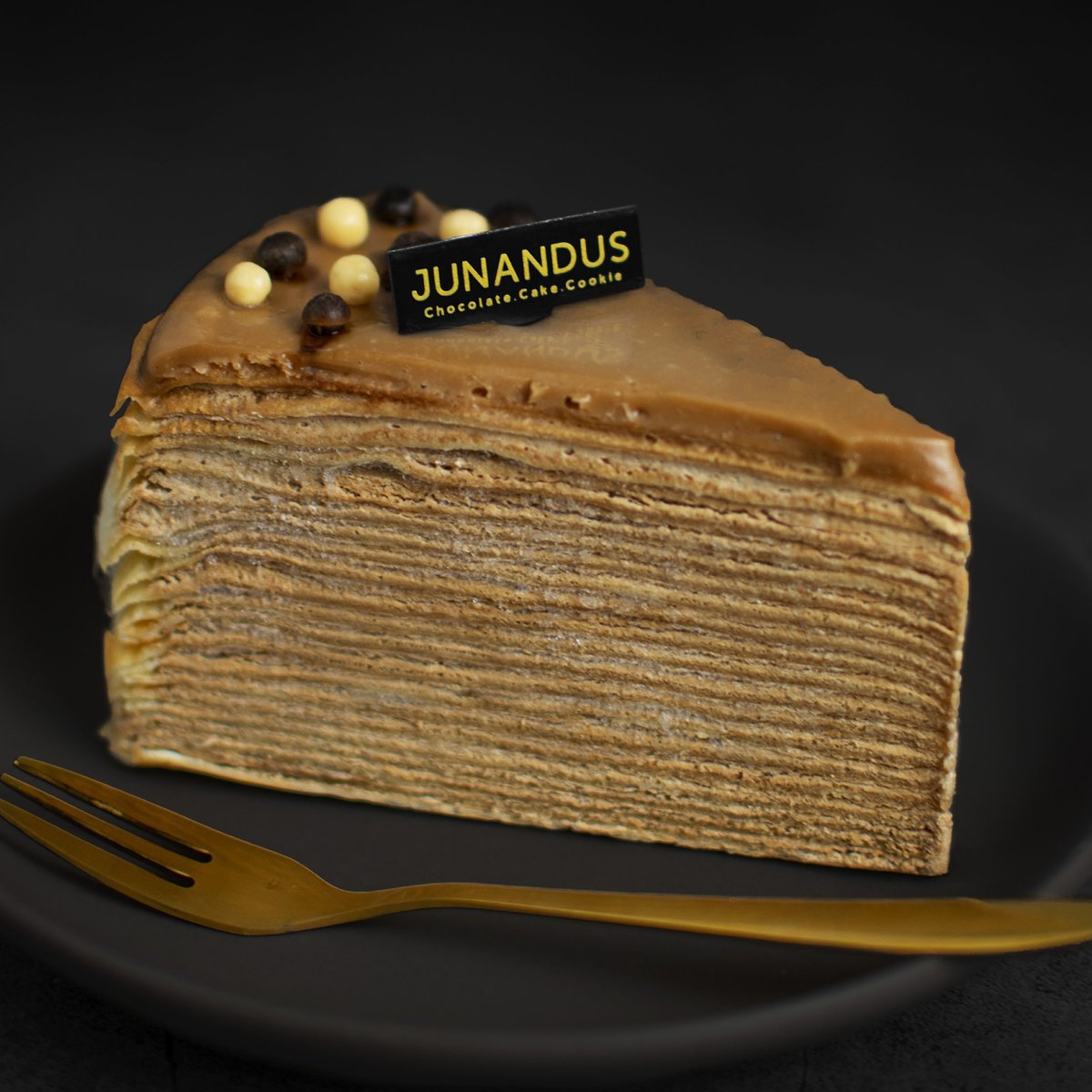 Espresso Macchiato Crepe Cake (Slice) Espresso Macchiato Crepe Cake (Slice)