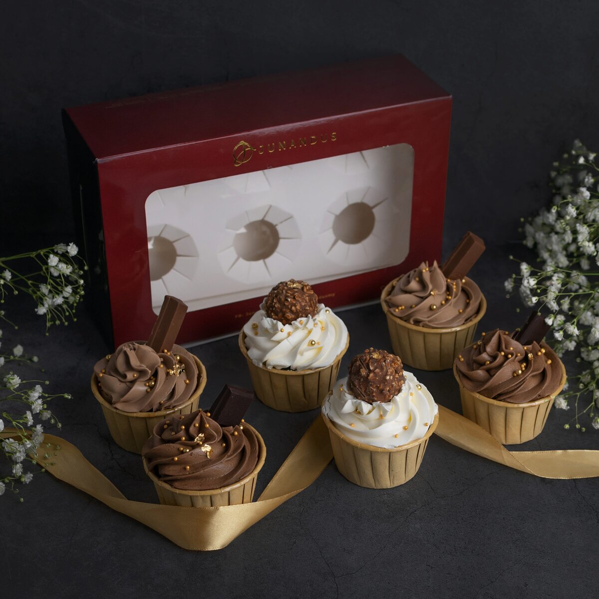 Cocoa Bonbon Cupcakes