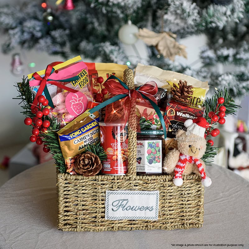 Twinkle Treats Basket christmas basket hamper gift set