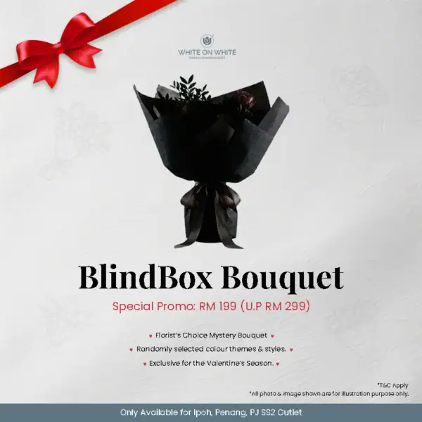 Blind Box Bouquet Mystery Valentine Flower Surprise Promo