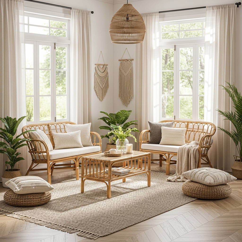 Urok i elegancja: meble rattanowe w twoim domu