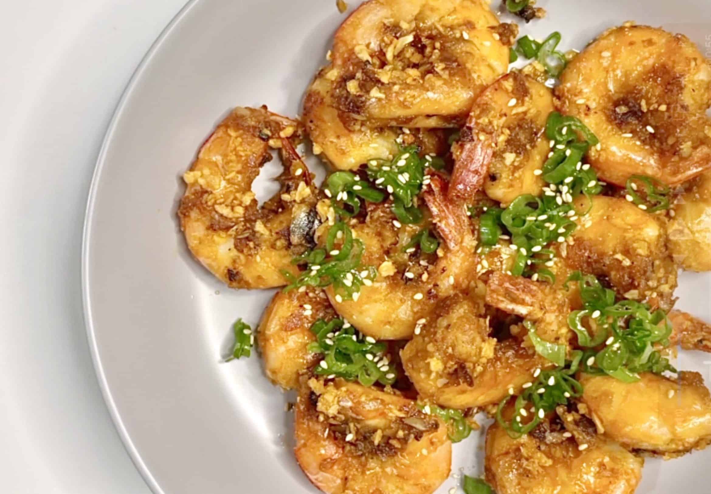 Fried Garlic Butter Shrimp